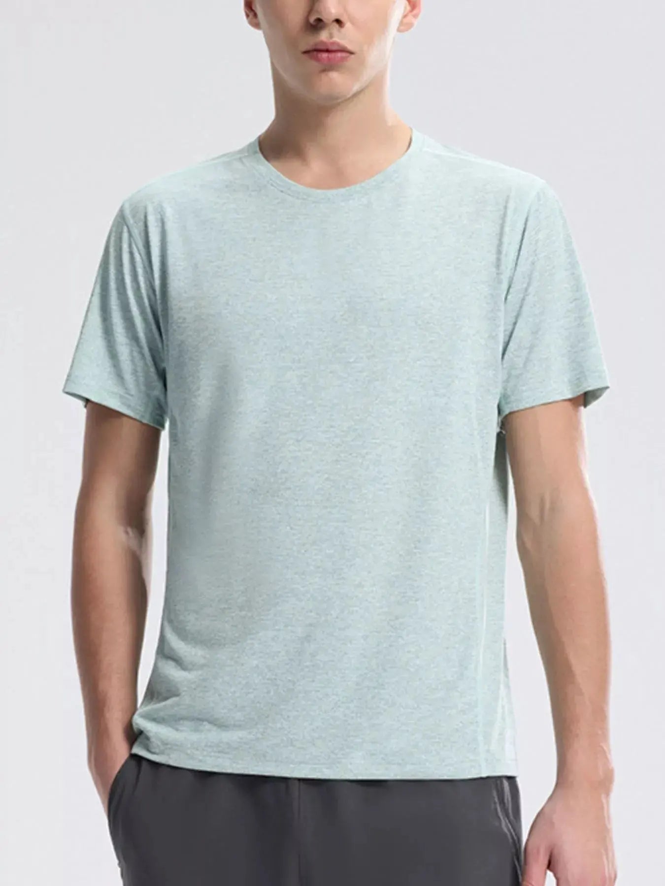 Men's Plus Size Round Neck Quick-Dry T-Shirt Simply Love