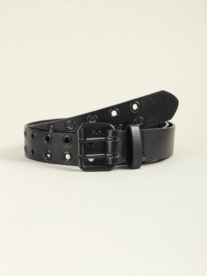 Grommet PU Leather Belt.