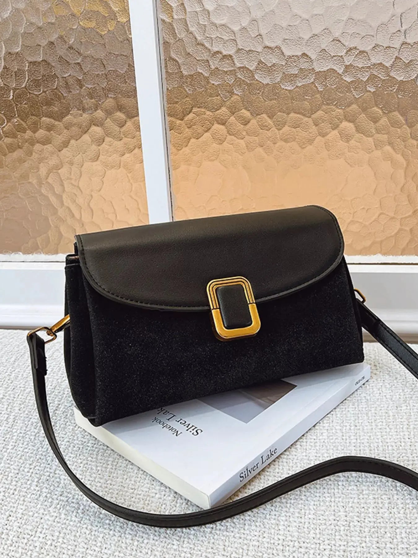 Buckle Flap Crossbody Bag Simply Love