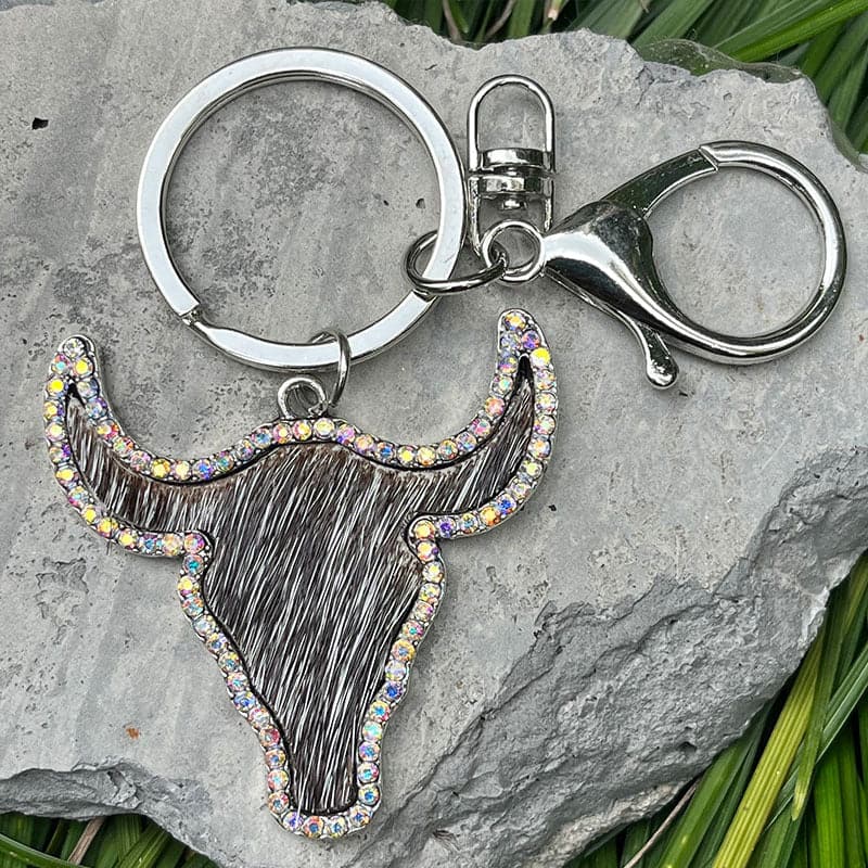 Bull Shape Key Chain.