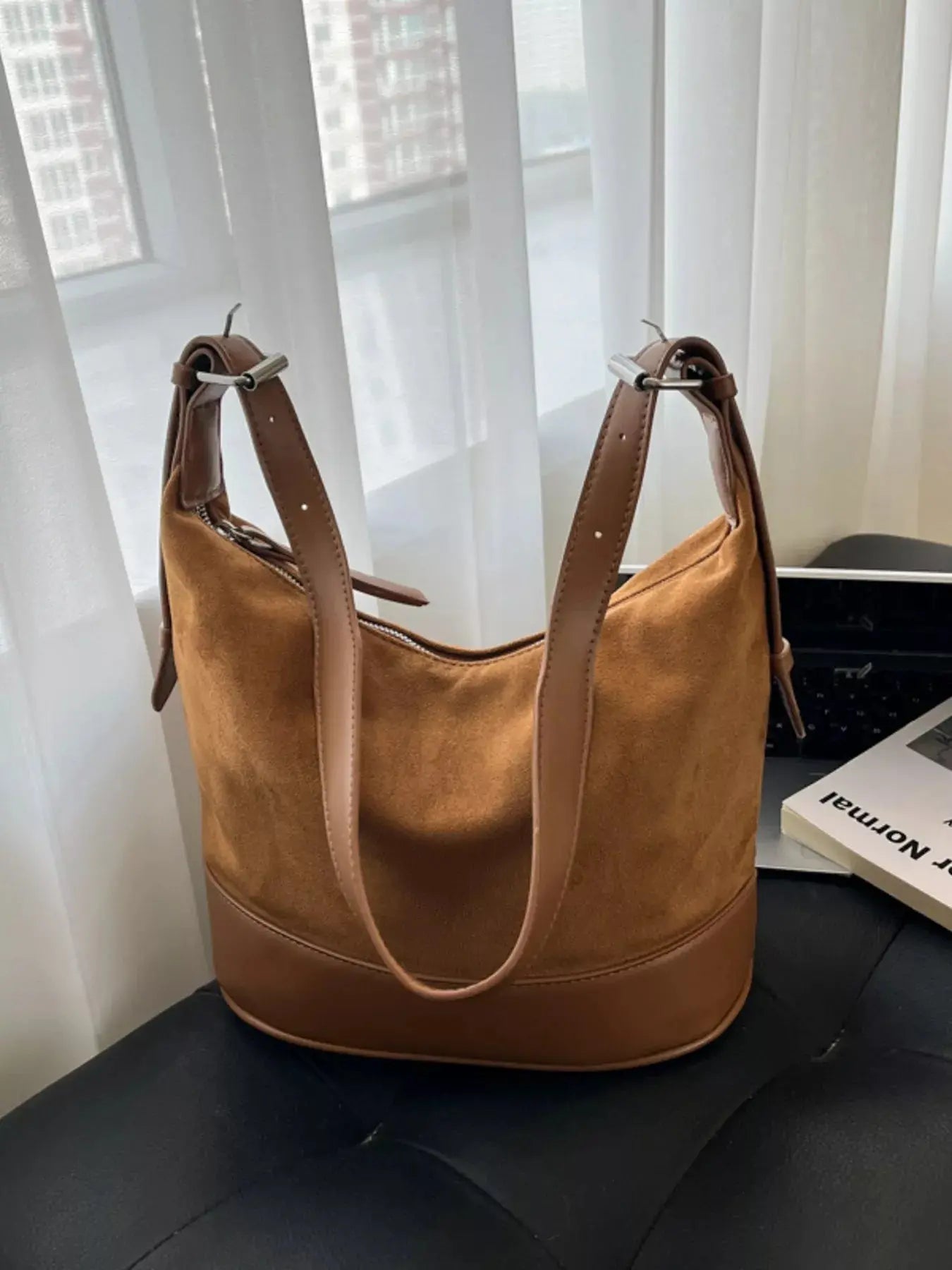 Adjustable Strap Tote Bag Simply Love
