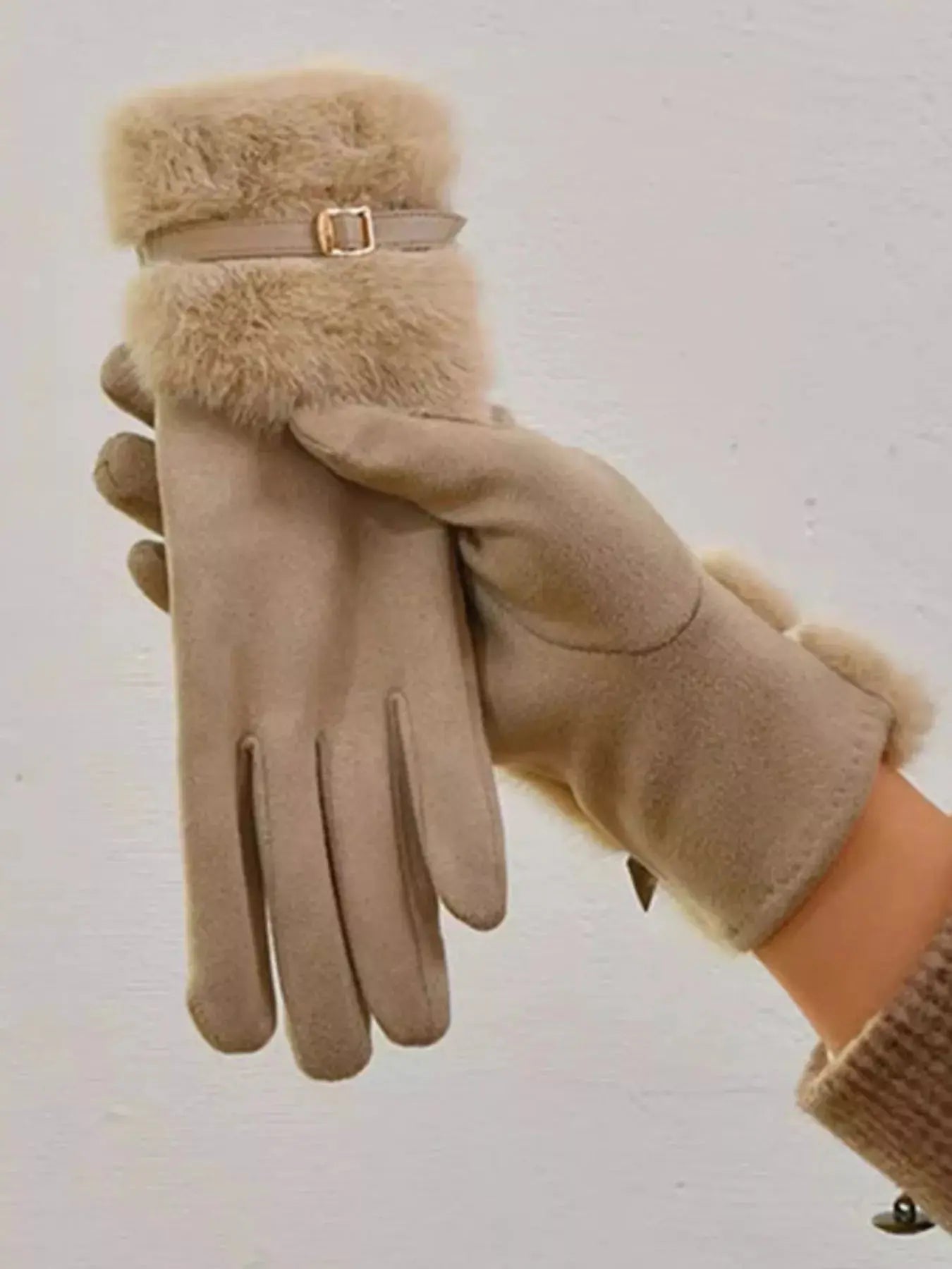 Faux Fur Cuff Gloves Simply Love