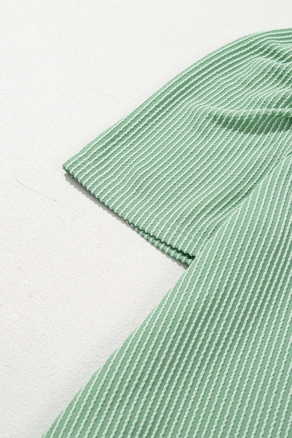 Blossom Corded Crew Neck Puff Sleeve Mini Dress Divine Design4U