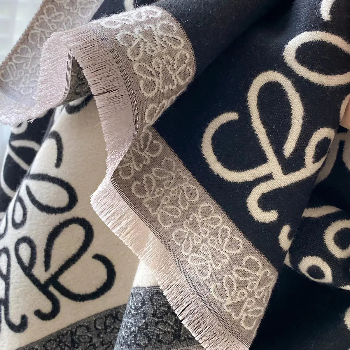 Raw Hem Winter Scarf Simply Love