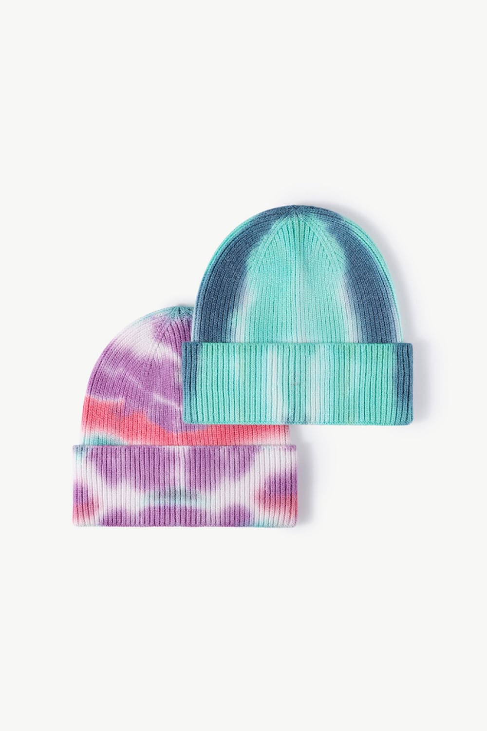 Tie-Dye Cuffed Knit Beanie.