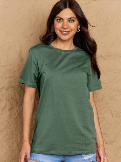 Cotton Short Sleeve Tee for Women