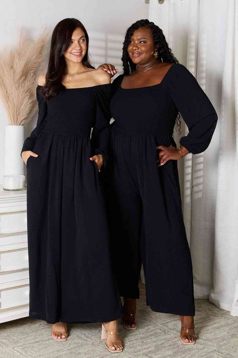 Double Take: Square Neck Jumpsuit w/Pockets
