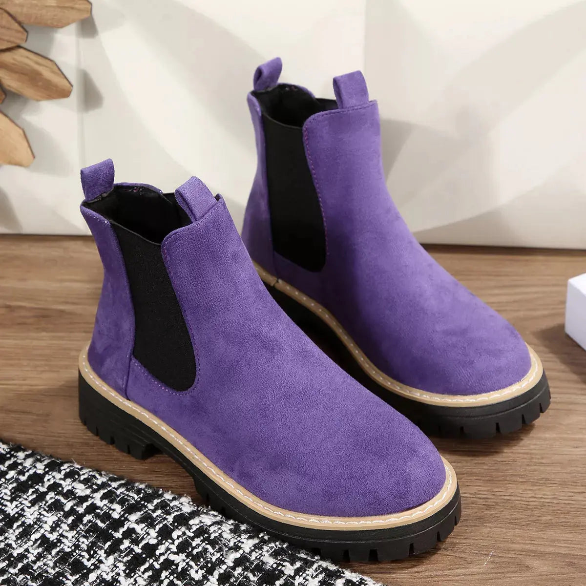 Round Toe Ankle Boots Simply Love