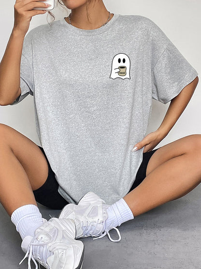 Ghostly vibes short sleeve graphic tee