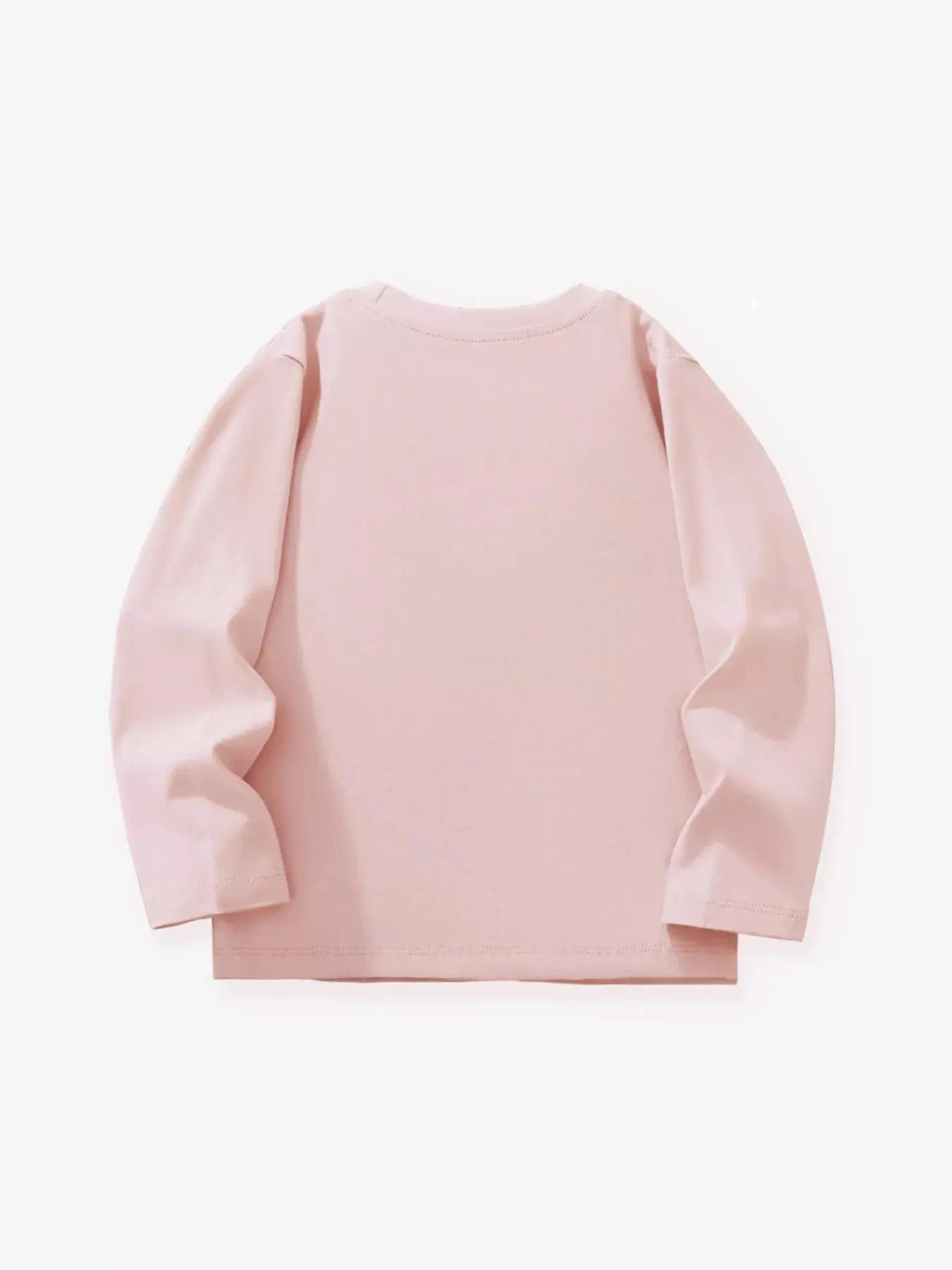 Girls Rabbit Print Long Sleeve 100 Percent Cotton Shirt With Floral Design Simply Love