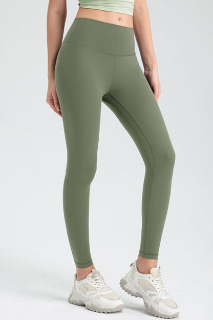 Wide Waistband Slim Fit Active Leggings.