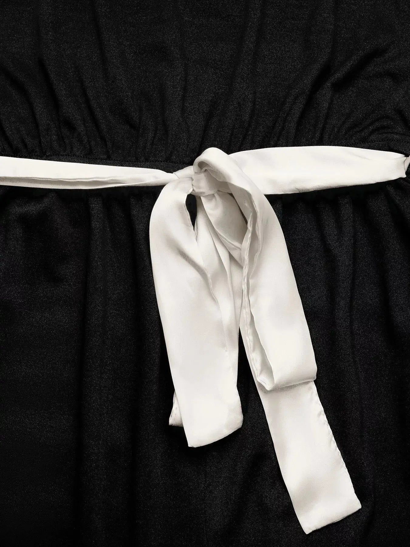 One-Shoulder Bowknot Wide Leg Jumpsuit Simply Love