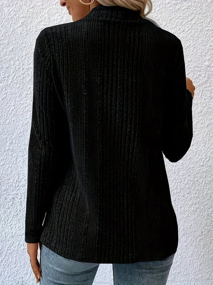 Open Front Long Sleeve Cardigan.