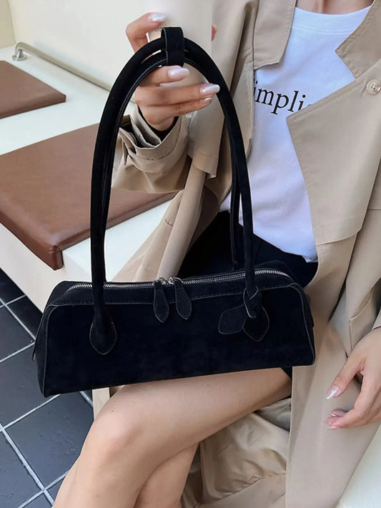 Solid Color Shoulder Bag Simply Love