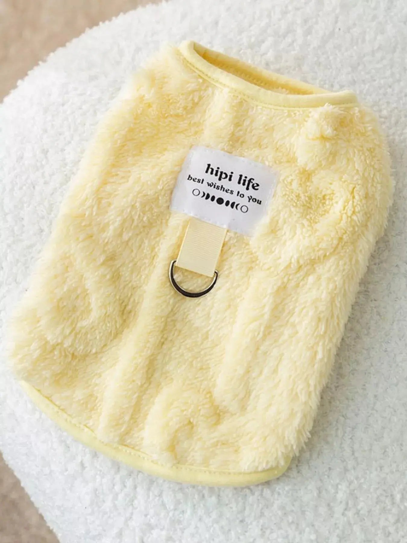 Cozy Plush Pet Sweater with Cute Patch Simply Love