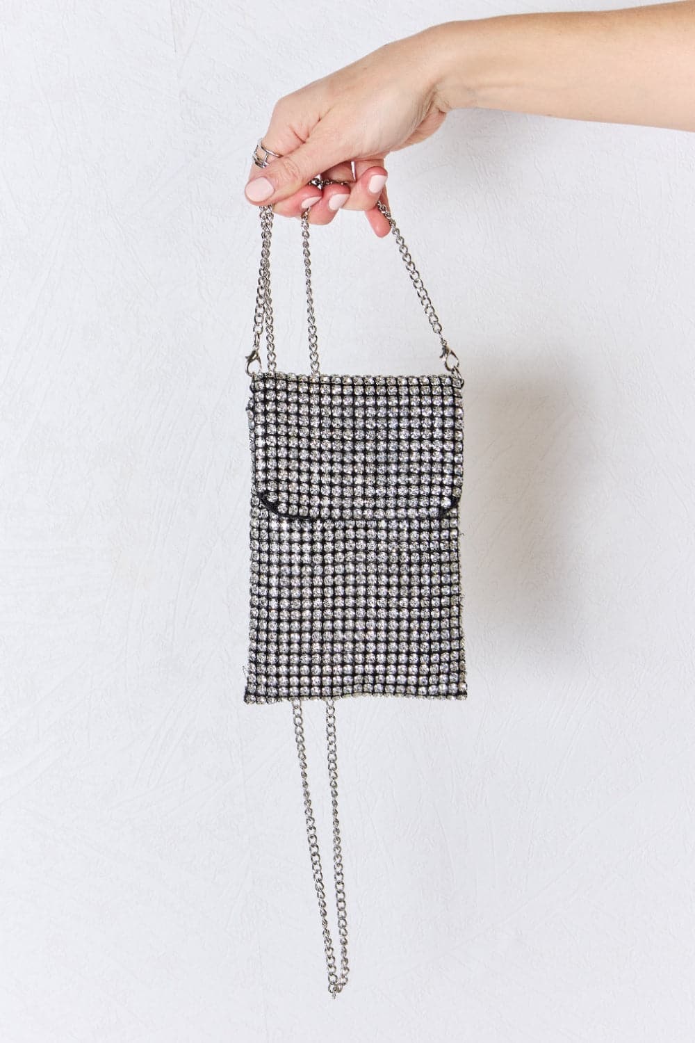 Forever Link Rhinestone Mini Crossbody Bag.