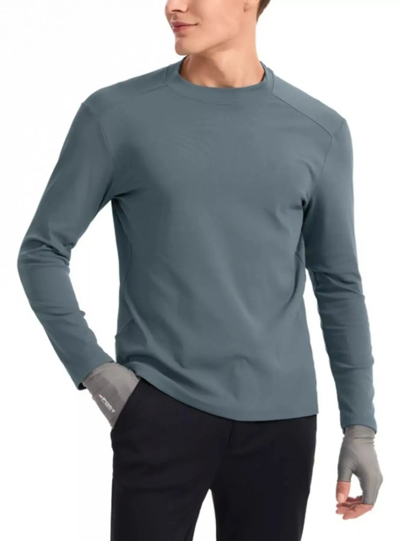 Men's Plus Size Long Sleeve T-Shirt Simply Love