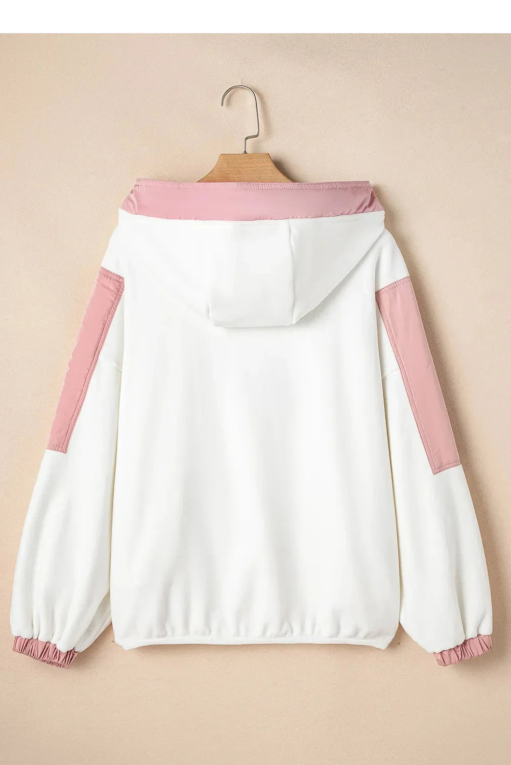 Color Block Half Zip Long Sleeve Hoodie Coco’s Tee Boutique