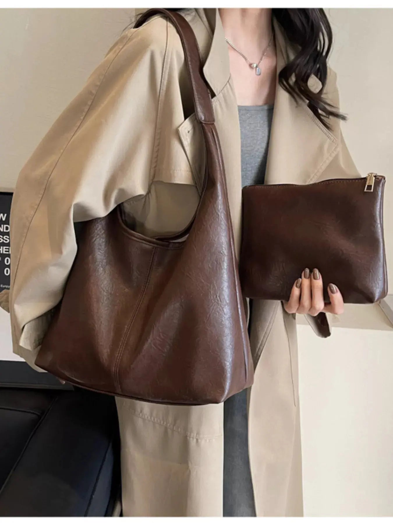 PU Leather Shoulder Bag Simply Love