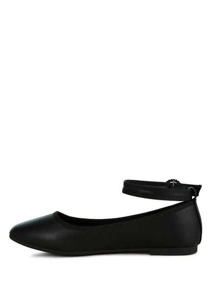 Danseur chic ankle strap flats