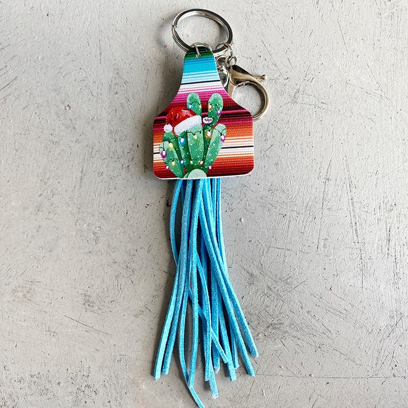 Chimney Shape Fringe Detail Key Chain.