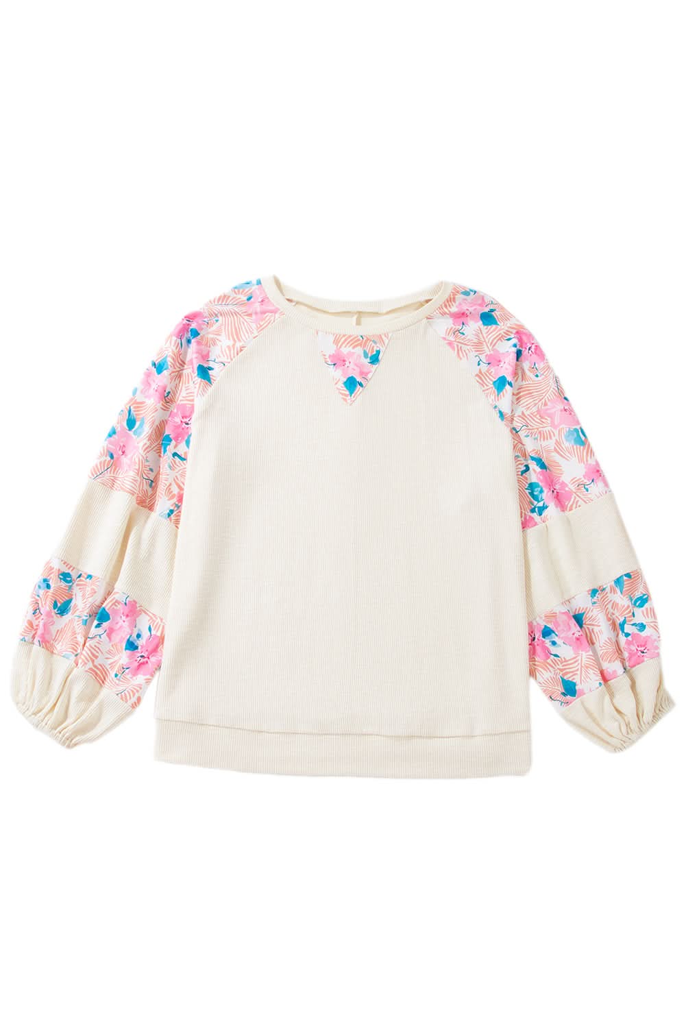 Plus-size apricot floral top - Love Salve 