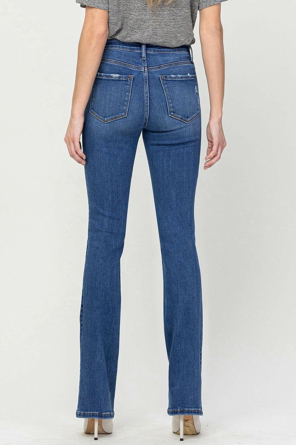 Vervet by Flying Monkey High Waist Bootcut JeansUpgrade Your Denim Collection
 Elevate your wardrobe with the Vervet by Flying Monkey High Waist Bootcut Jeans. These jeans are not just a basic piece; they are a tiLove Salve Flying Monkey High Waist Bootcut Jeansusa