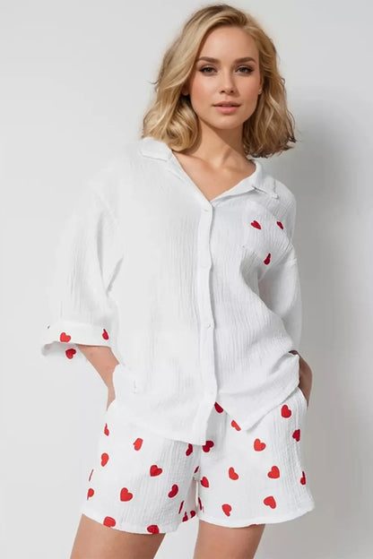 ShopBasicbae: Heart Collared Set