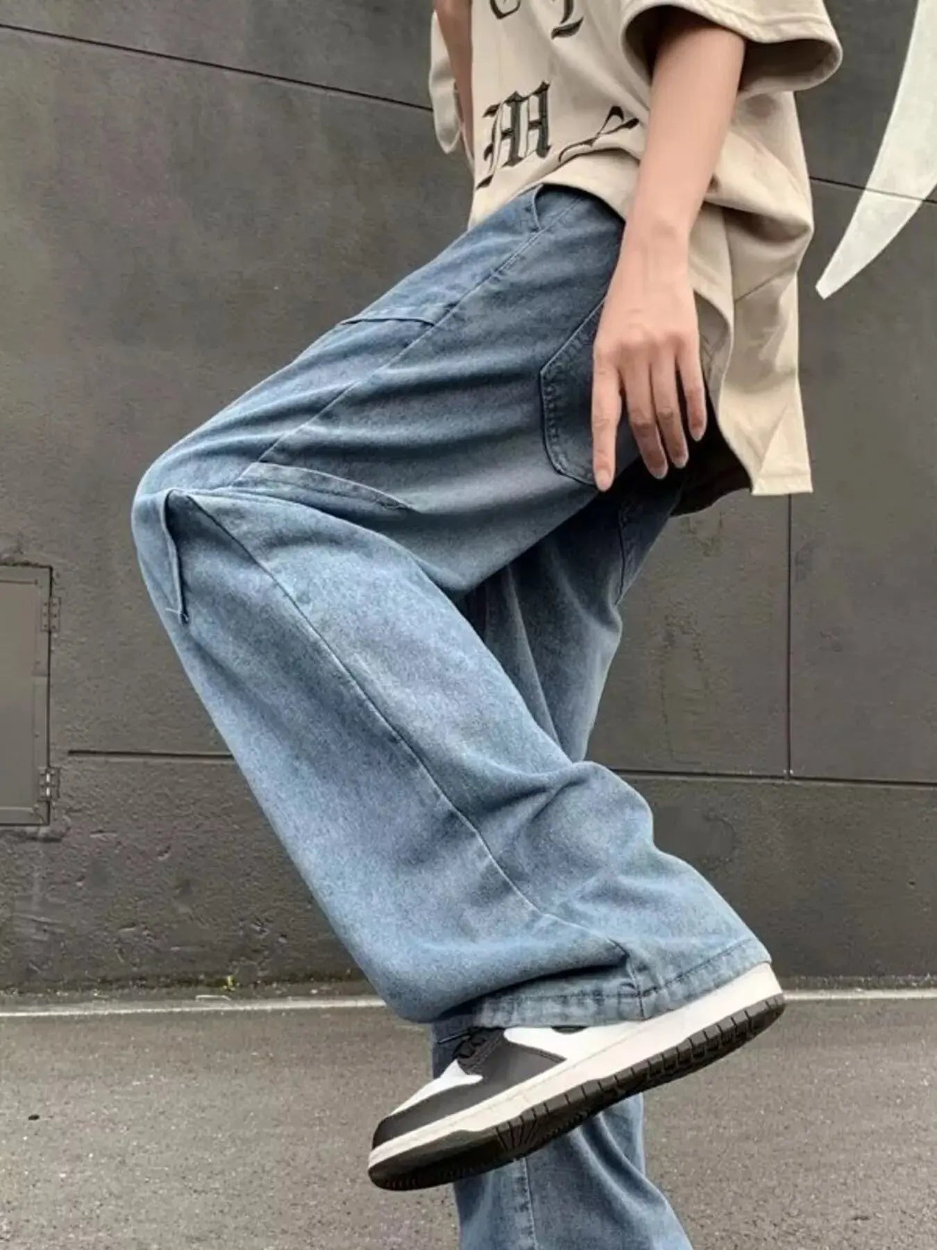Men's Full Size Loose Fit Jeans Plus Size Simply Love