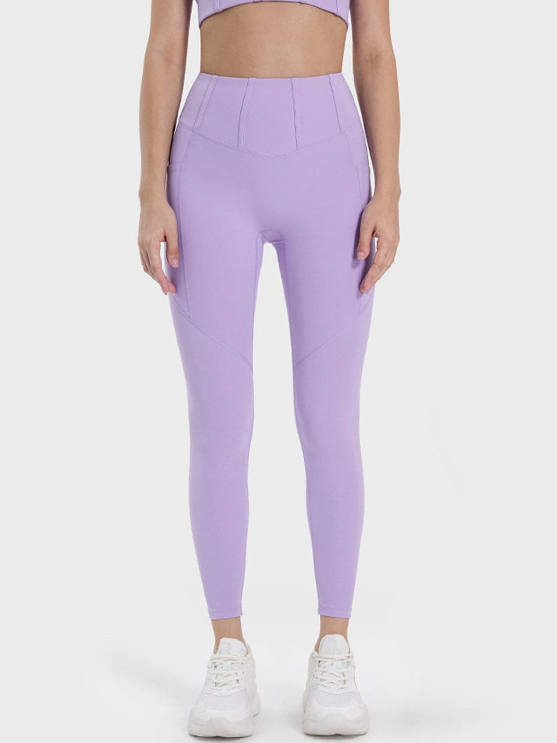 Pocketed High Waist Active Leggings.