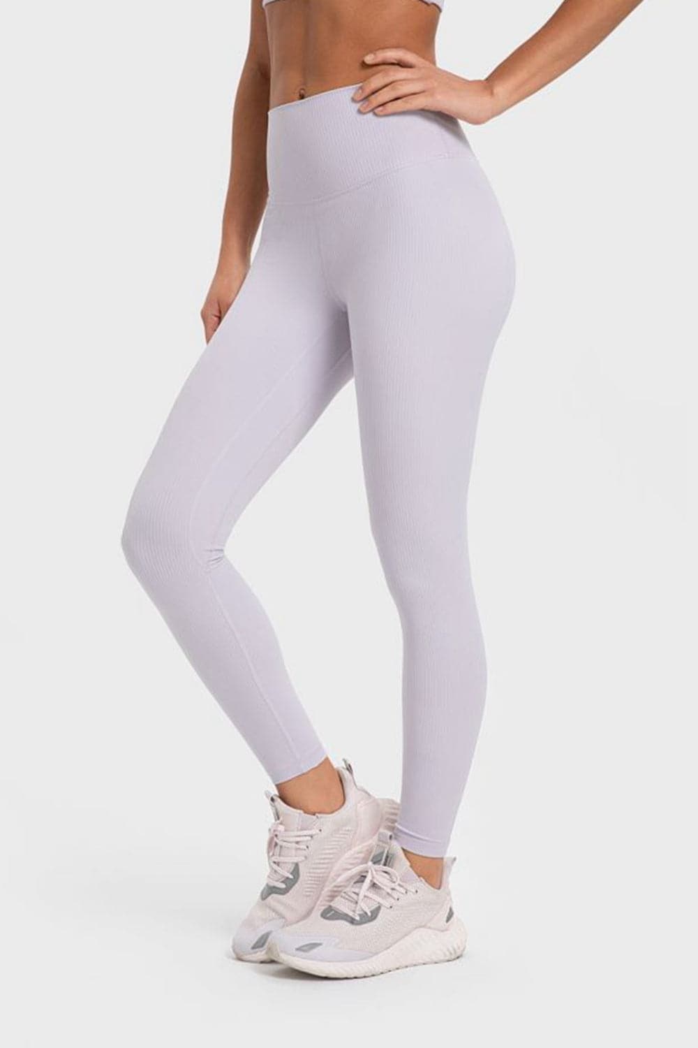 Highly Stretchy Wide Waistband Yoga Leggings.