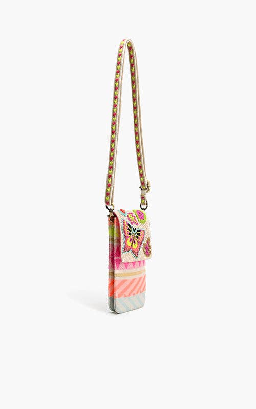 Fluttering Charm Butterfly Kaleidoscope Cellphone Bag Fitkitty Culture Athleisure Wear, Yoga Wear & Women's Clothing