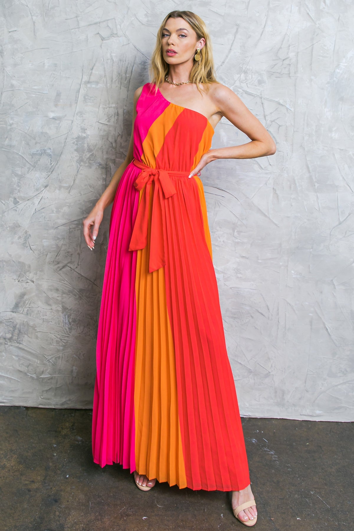 AMUSED BY YOU WOVEN MAXI DRESS 