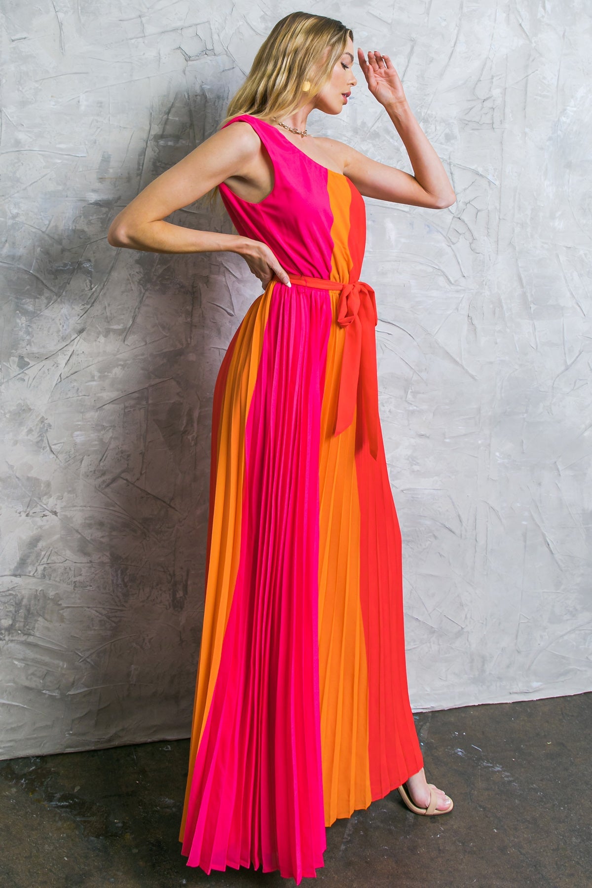 AMUSED BY YOU WOVEN MAXI DRESS 