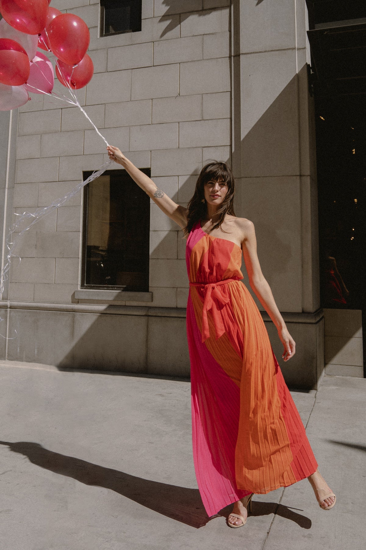 AMUSED BY YOU WOVEN MAXI DRESS 