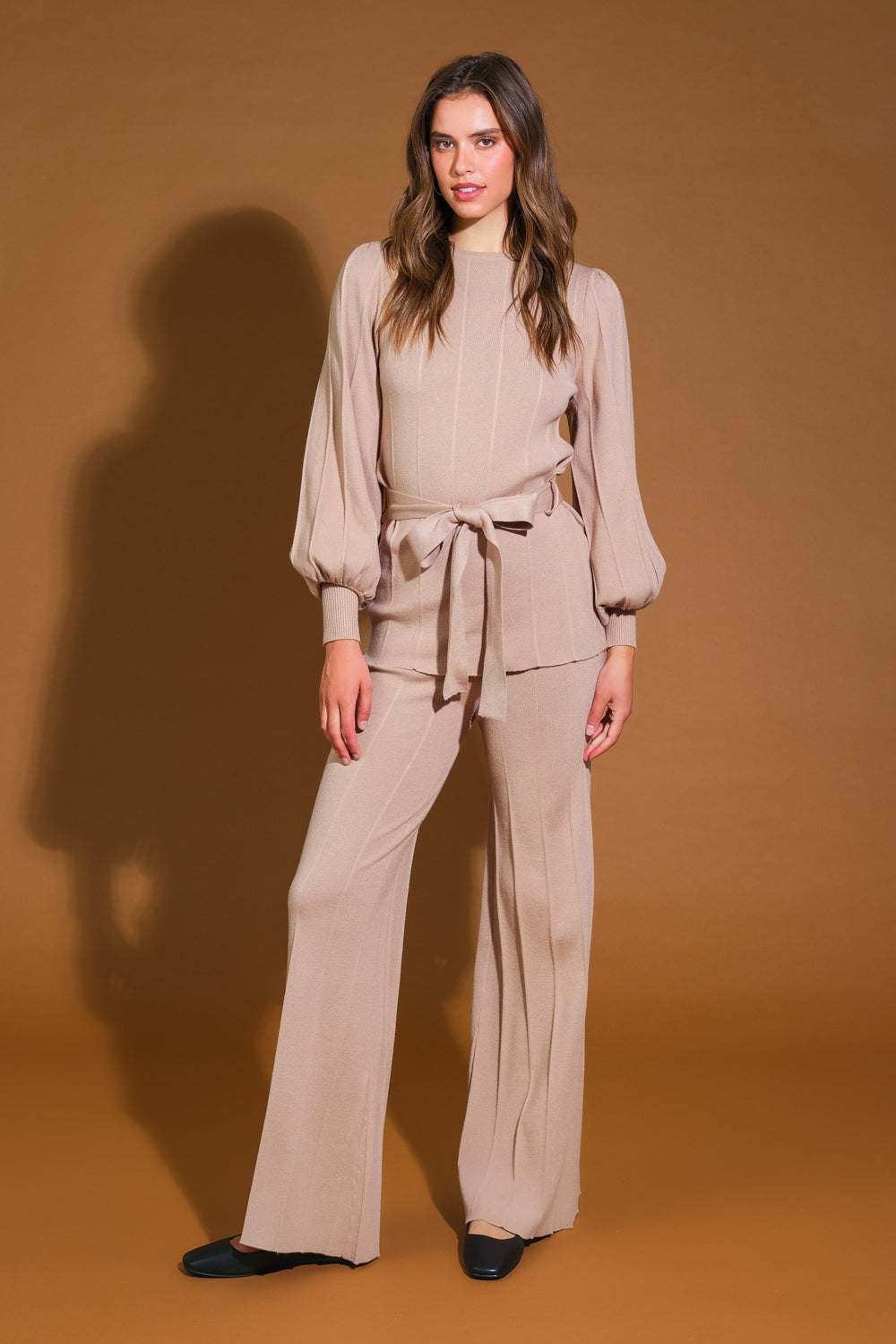 SMILE WHEN YOUR SAD WITH SWEATER TOP AND PANT SET Flying Tomato