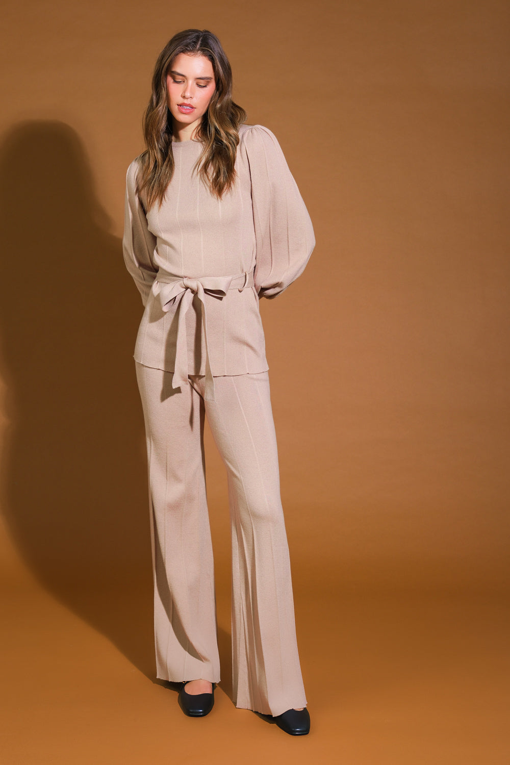 SMILE WHEN YOUR SAD WITH SWEATER TOP AND PANT SET Flying Tomato