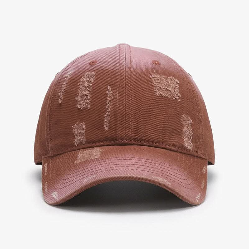 Adjustable cotton baseball cap with customizable fit and classic design.