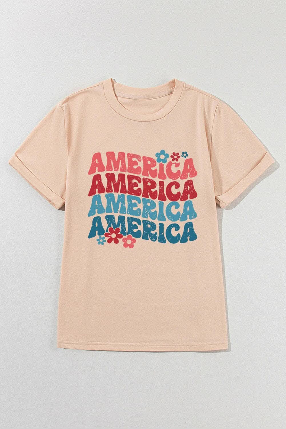 America classic round neck tee - Love Salve 
