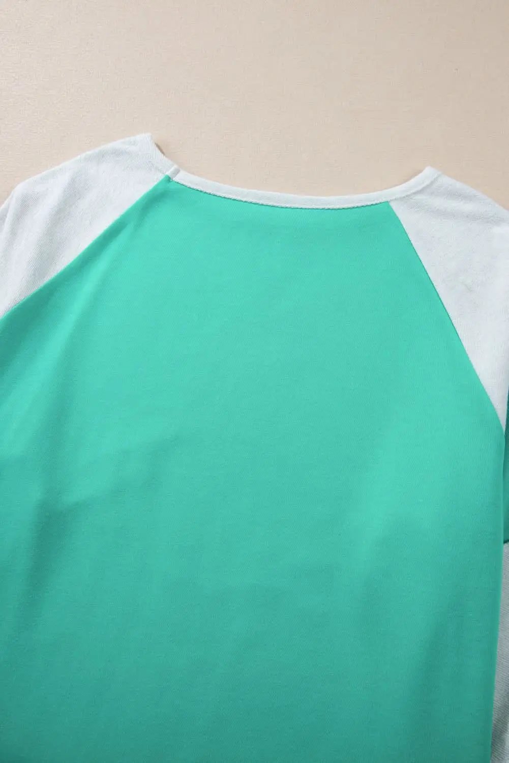 Aruba blue patchwork plus sweatshirt - Love Salve 