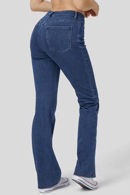 Ashleigh blue stretchy bootcut jeans 