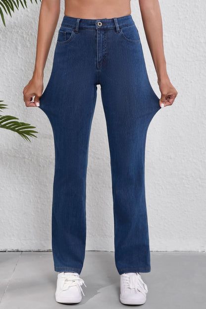 Ashleigh blue stretchy bootcut jeans 