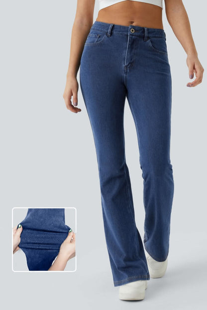 Ashleigh blue stretchy bootcut jeans 
