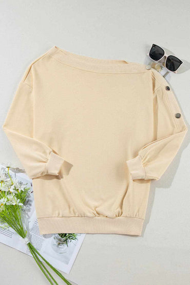 Asymmetrical one-sleeve top in black - Love Salve 