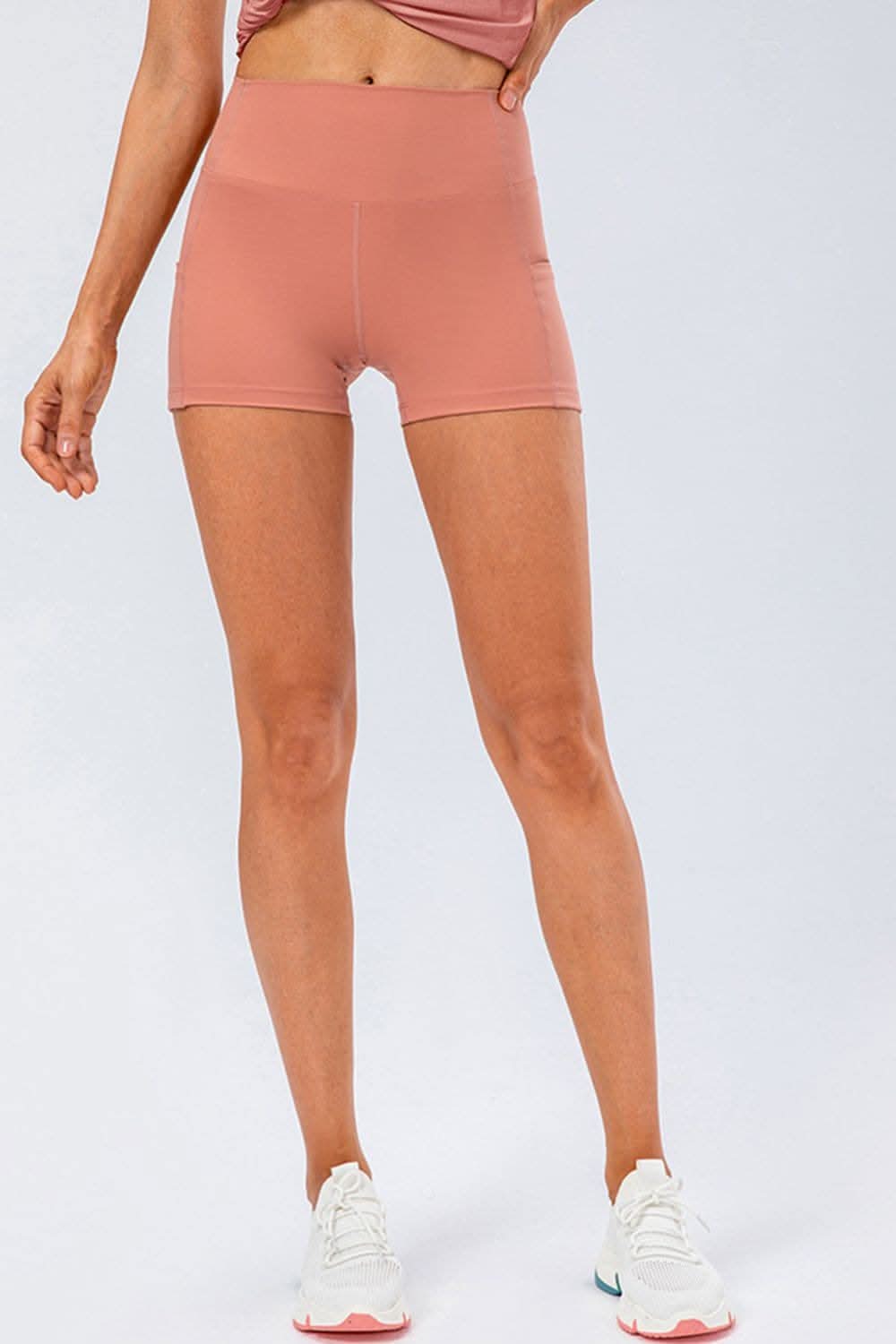 Athletic performance shorts with stretch 