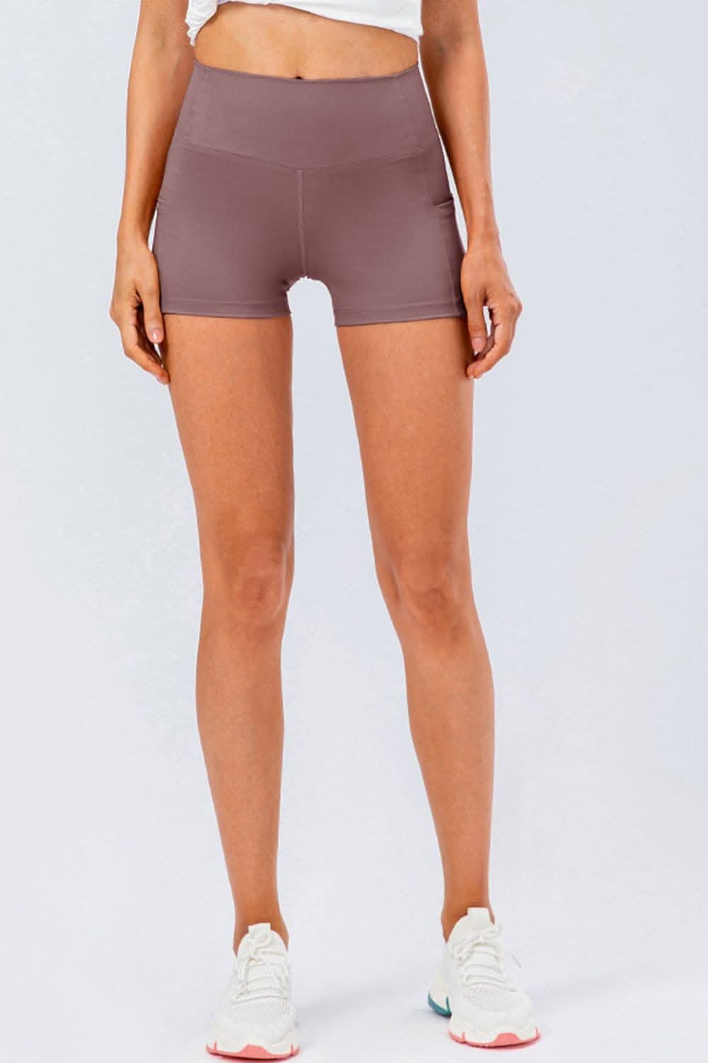 Athletic performance shorts with stretch 