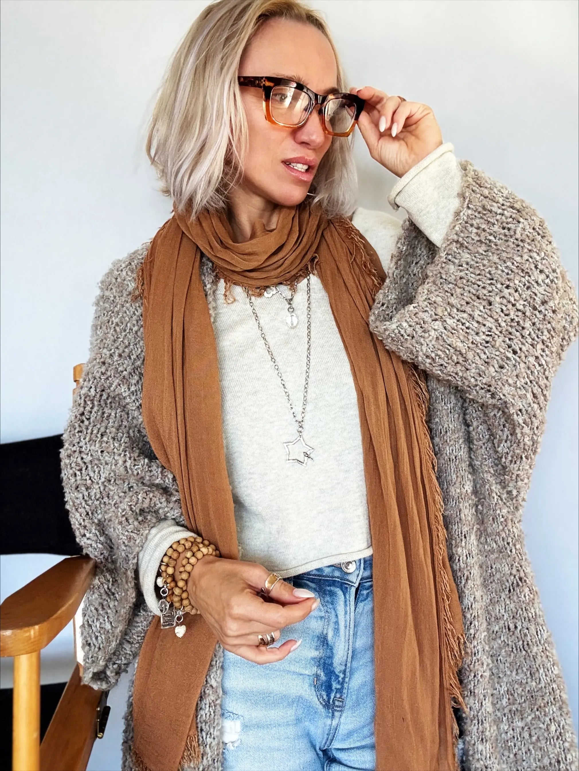 Peace & Love Star and Bird Original Lite Necklace Katia Designs