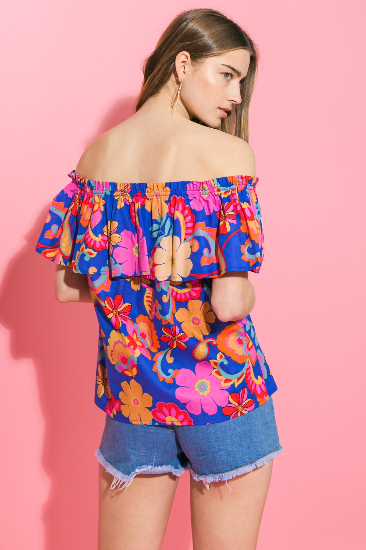 BELIEVE IN DESTINY POPLIN TOP 