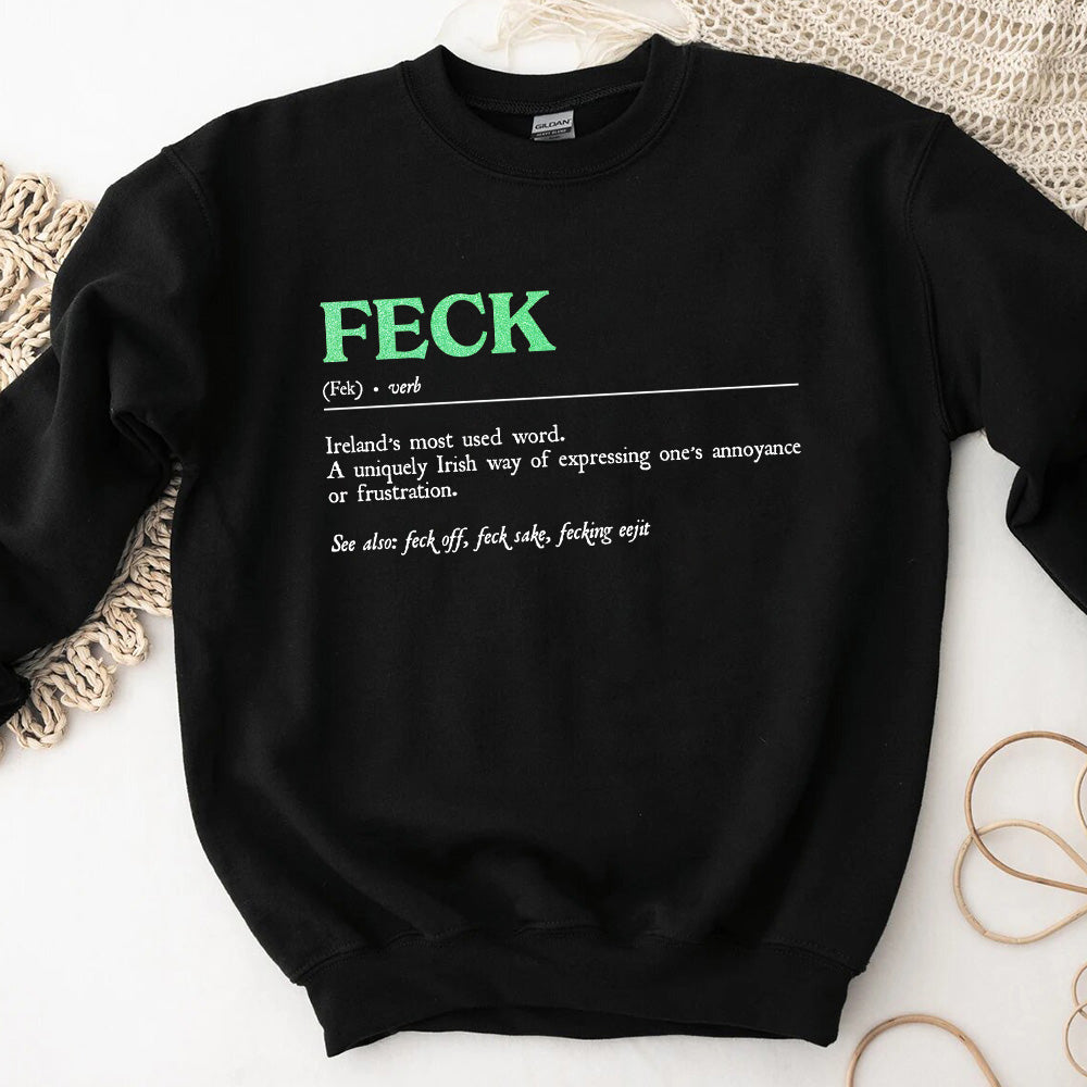St. Patrick's Feck Definition Tees Adorb.co