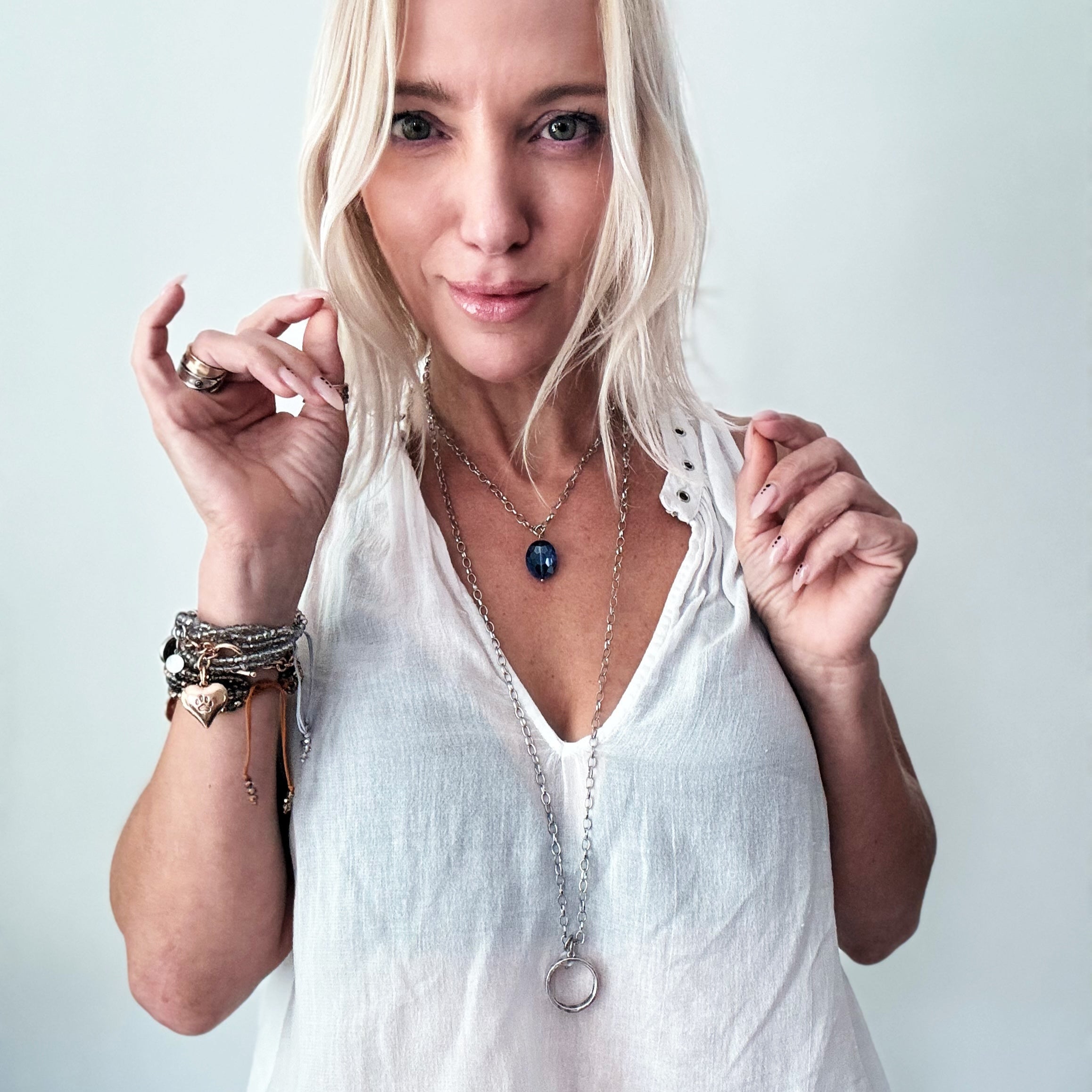 I Welcome Miracles Ring Original Necklace Katia Designs